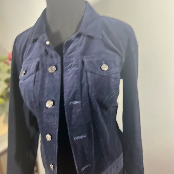 Talbots Dark Blue Corduroy Jacket - Picture 2 of 6
